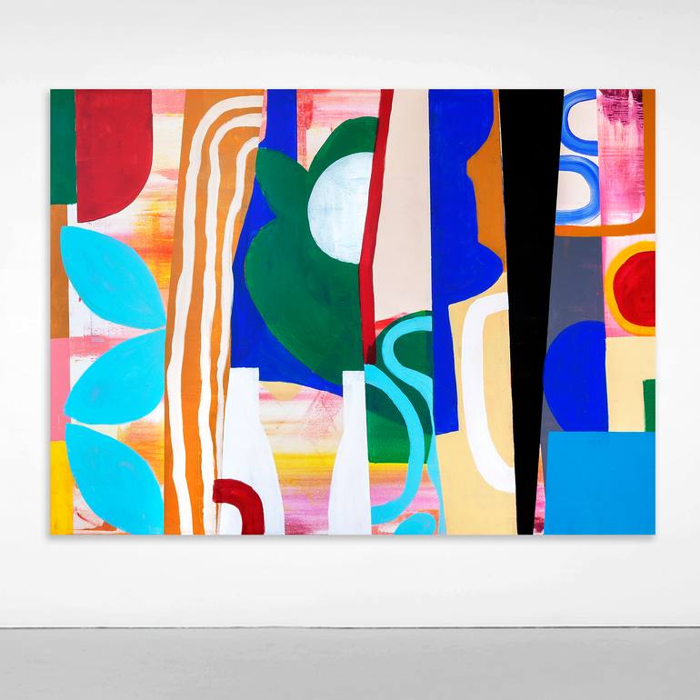 Original Pop Art Abstract Painting by Tommy Lennartsson