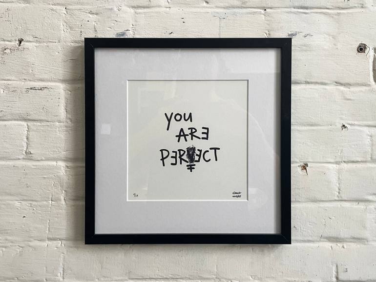 Original Street Art Love Printmaking by Frank Willems