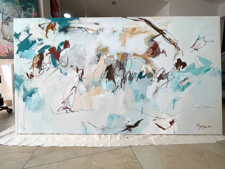 Original Abstract Expressionism Abstract Painting by Paola Pugliese