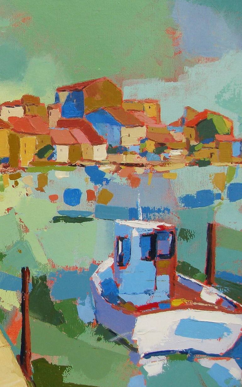 Original Figurative Seascape Painting by Le Junter Jean-Noël