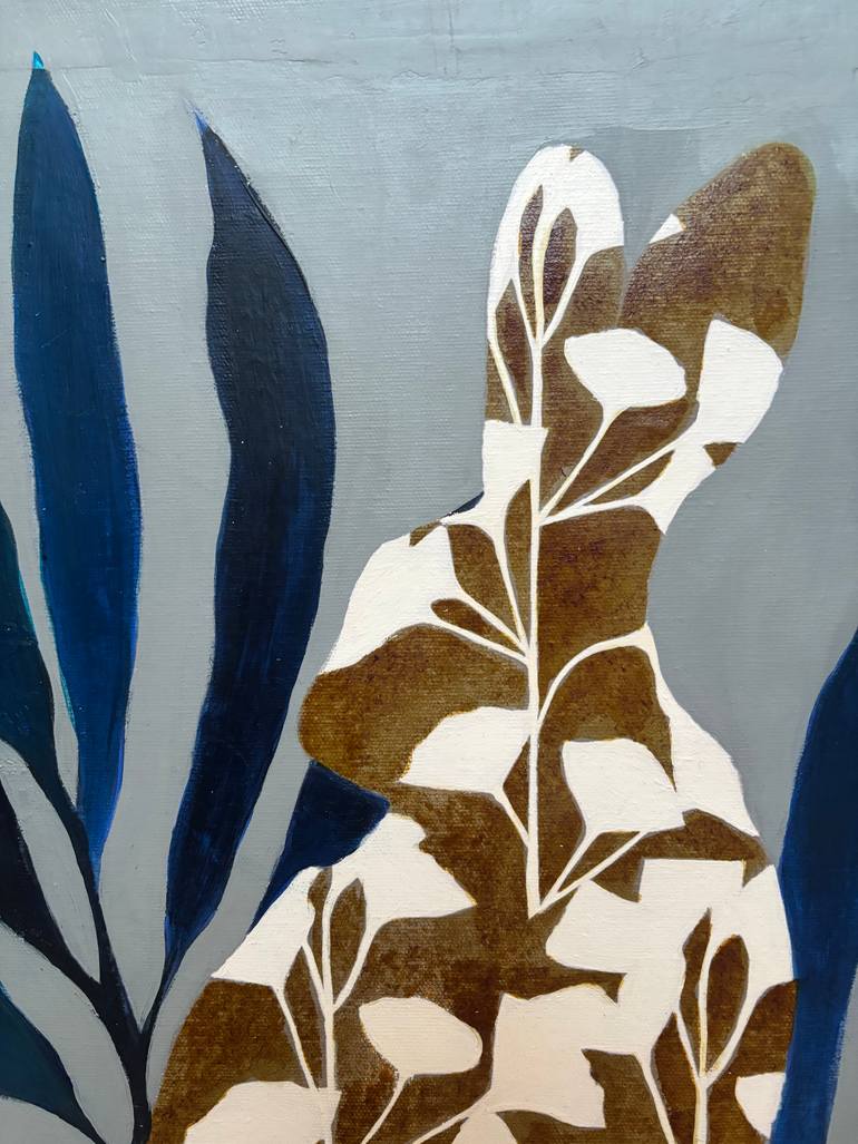 Original Romanticism Animal Painting by Karenina Fabrizzi