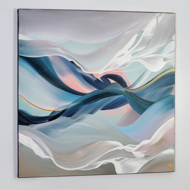 Original Abstract Expressionism Abstract Painting by Novi Lim