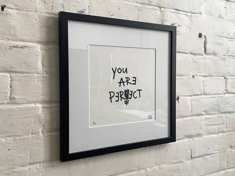 Original Street Art Love Printmaking by Frank Willems