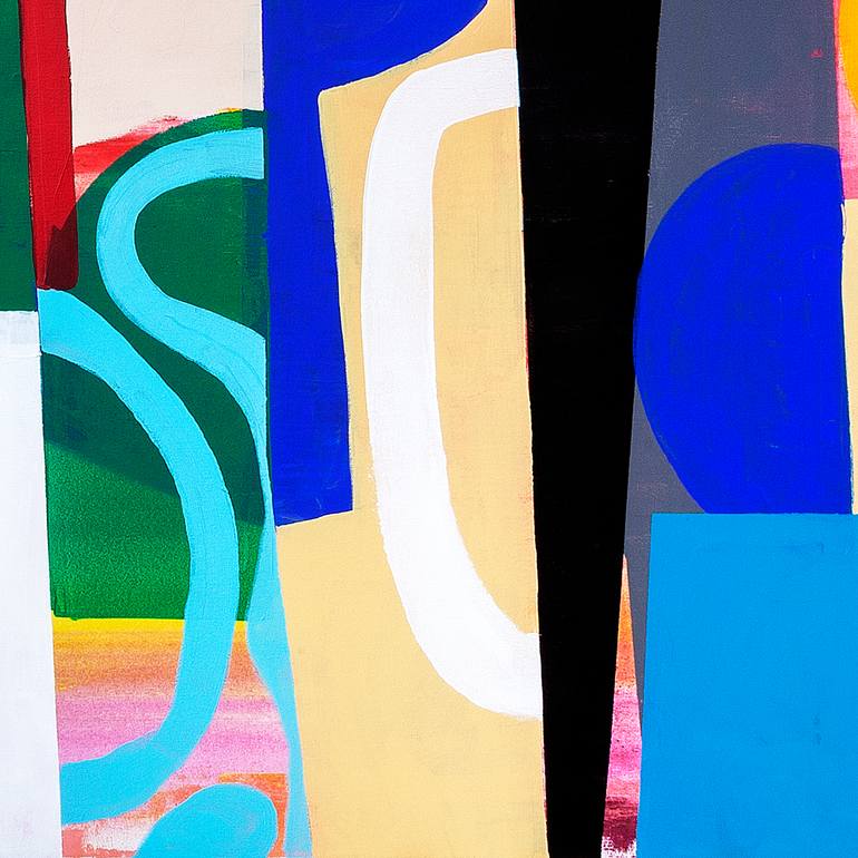 Original Pop Art Abstract Painting by Tommy Lennartsson