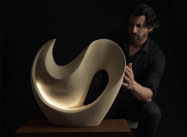 Original Abstract Nature Sculpture by Andrea Serra