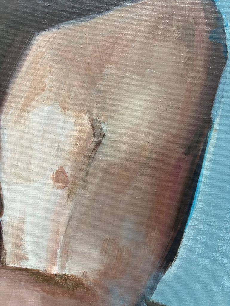 Original Figurative People Painting by Elina Evstig