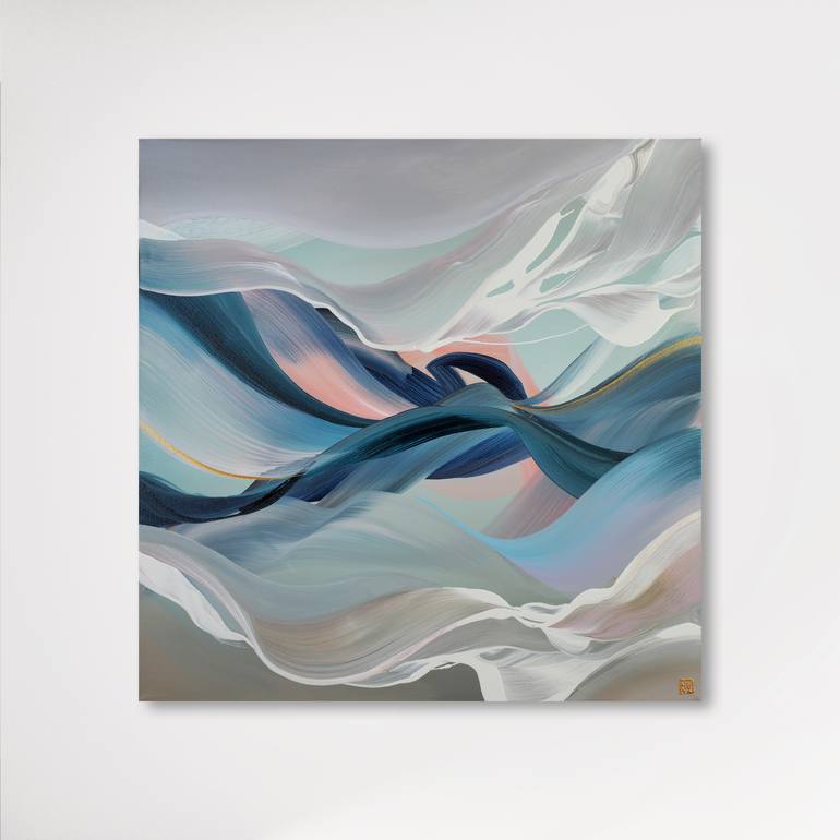 Original Abstract Expressionism Abstract Painting by Novi Lim
