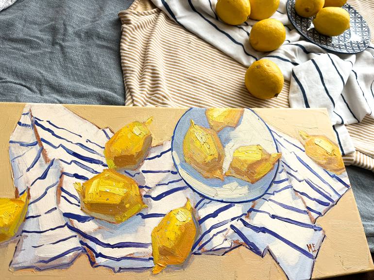 Original Figurative Still Life Painting by Ekaterina Medvedok