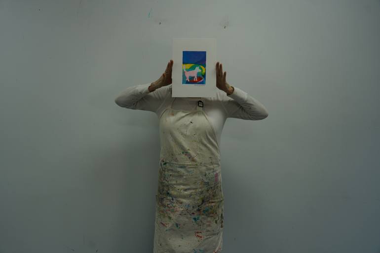 Original Abstract Painting by Claire Desjardins