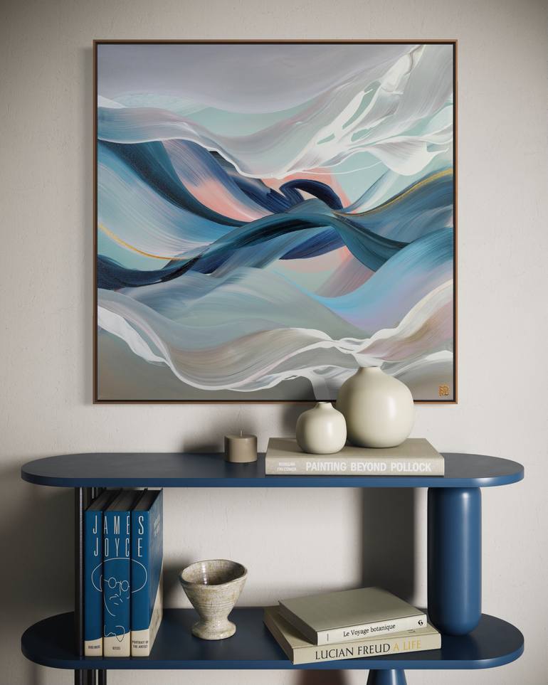 Original Abstract Expressionism Abstract Painting by Novi Lim