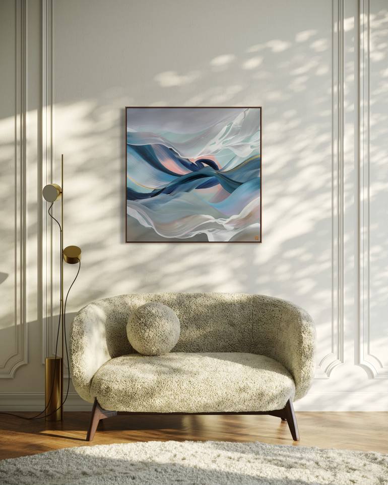 Original Abstract Expressionism Abstract Painting by Novi Lim