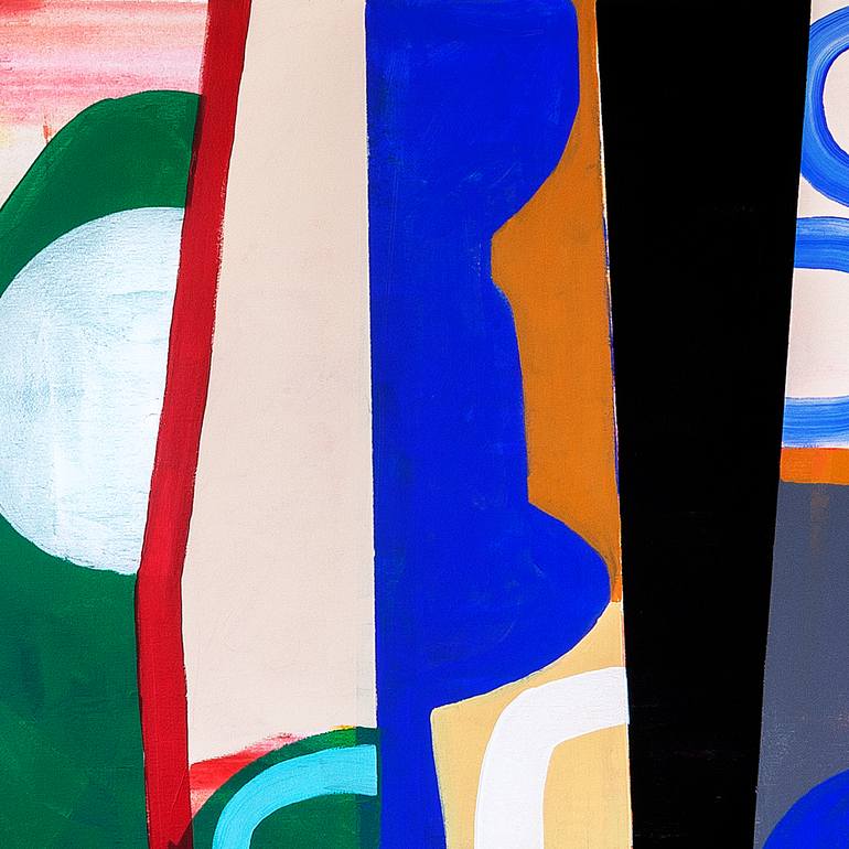 Original Pop Art Abstract Painting by Tommy Lennartsson